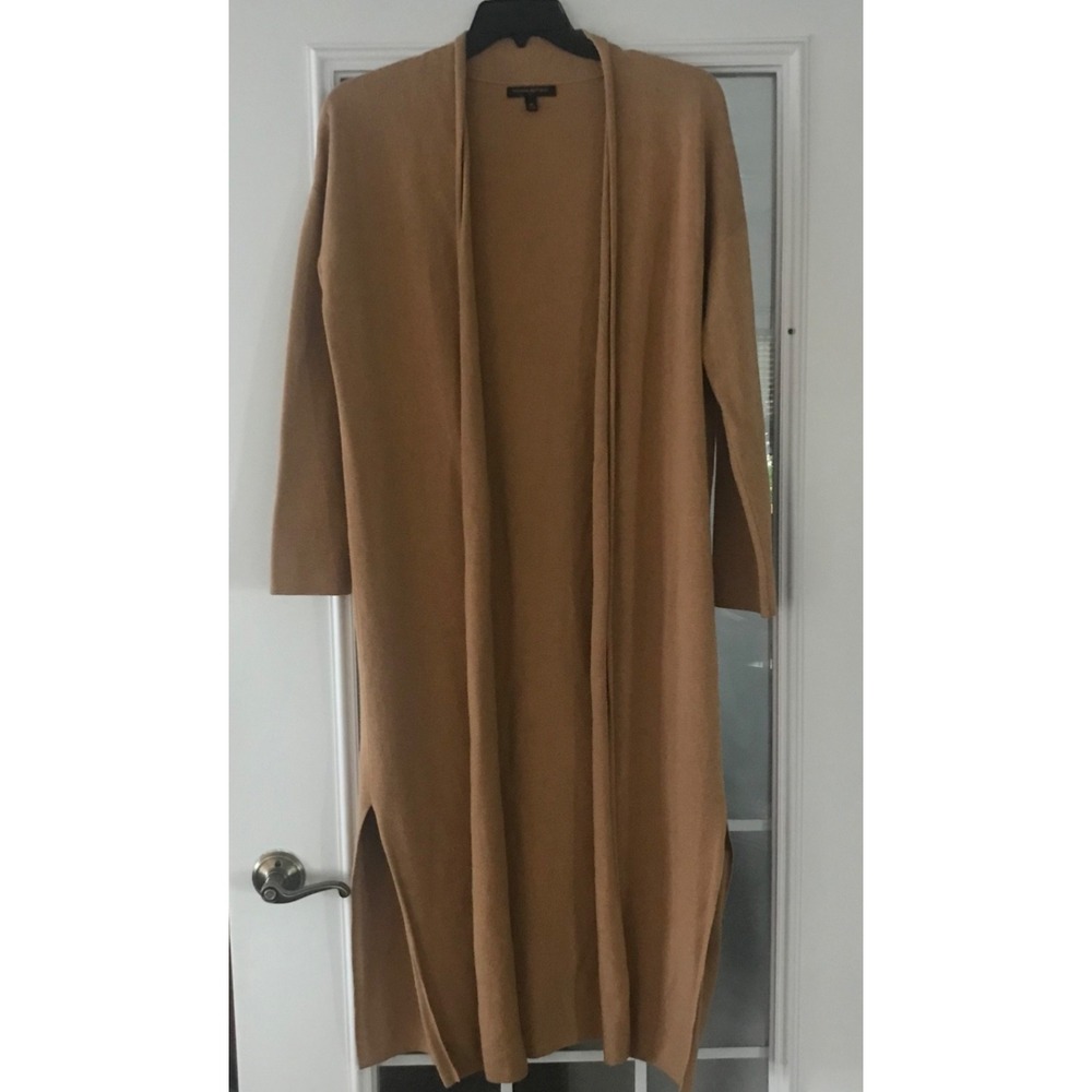 Banana Republic Camel Open Front Cardigan